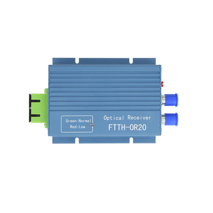 WDM óptico micro de los puertos de salida del nodo 2 de 1000MHz Catv Ftth CATV AGC para el sistema de GEPON