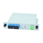 High Reliability Fiber Optic Splitter LGX Box PLC  Splitter 1x8  SC APC / UPC Cassette Type